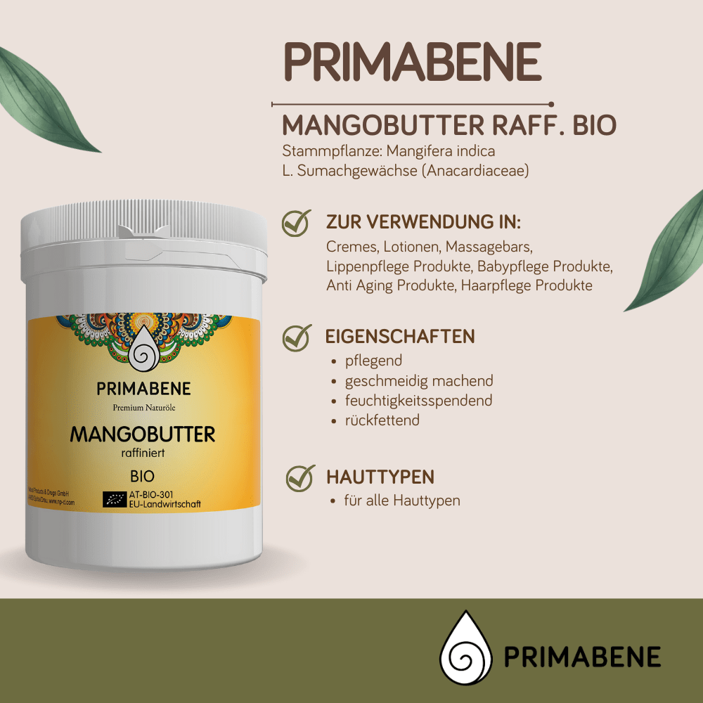 Bild von Mangobutter raff. Bio, nur für kosmetische Zwecke